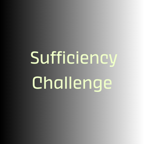 Sufficiency Challenge